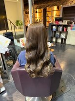 サラジュ 西宮北口店(SARAJU) オリーブベージュ×柔らかロング