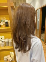 イデア 研究学園店(idea)&nbsp;レイヤーカット×ブリーチなしダブルカラー