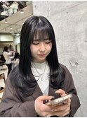 レイヤー/髪質改善/ダークブルー