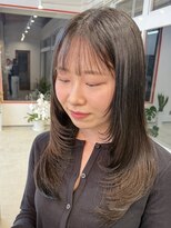 ニュイ 木更津(nuit)&nbsp;ワンホンレイヤー/ミルクティーブロンド/ダークブルー/木更津