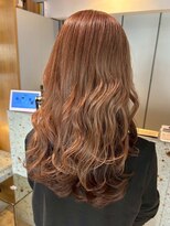 ナチュラル ヘアーデザイニング(Natural hair designing)&nbsp;コテ巻き風ニュアンスウェーブ/メルティベージュ/まろやかカラー