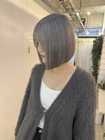 ジゼル 梅田(GiseL)&nbsp;ボブ×グレー
