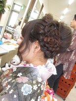 コアフィールフィス(COIFFURE fils)&nbsp;あみこみアップ