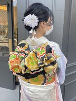 ヘアーアイスカルテット(HAIR ICI QUARTET)&nbsp;ヘアセット　編み込み　成人式