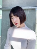 ロカ 表参道(loka)&nbsp;切りっぱなしボブ/ショートヘア[表参道/髪質改善/ハイライト]