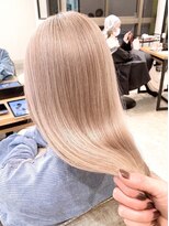 ミョンシル&nbsp;透明感艶感ハイトーンホワイトミルクティー