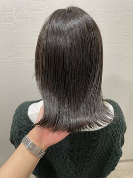 サク(Sac.) グレーベージュ×ナチュラルアッシュ Sac.恵比寿　栃木優佑