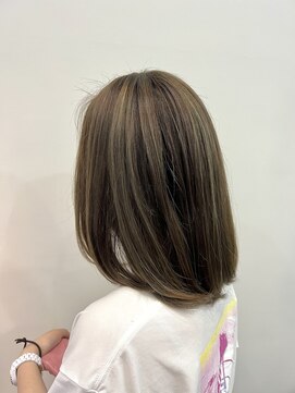 エニー 四条大宮(aNy) 【透明感】ハイライトで夏カラー