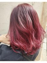 サーティーン(THIRTEEN) 色持ち◎赤紫×グラデーションカラー☆秋ヘアー☆【20代】