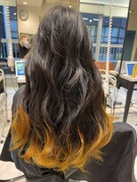 アジールヘア 池袋東口店(agir hair)&nbsp;イエローグラデーション池袋池袋東口