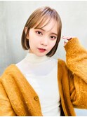 【Taylor 大宮】イエローベージュ×ショートボブ