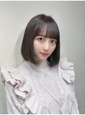 【salon de MiLK原宿】ミントベージュボブ
