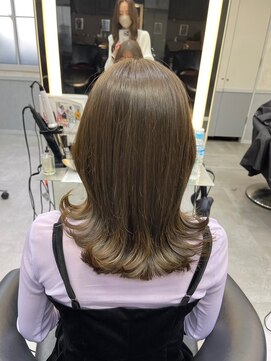 ロンドアヴァントゥス 池袋(Lond aventus) 韓国レイヤー/韓国風/ボブ/髪質改善/黒髪/ブリーチなし〔池袋〕