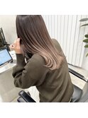 艶髪オージュアトリートメントミルクティーグラデーションカラー