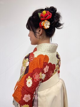 ベルクープス 天王寺店(Belle Coupes) 【BelleCoupes】卒業式 袴着付け ヘアアレンジ