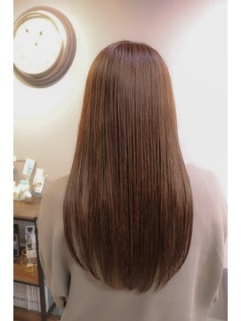 ドットバロック(.BAROQUE) 艶髪ロング  ピンクベージュ