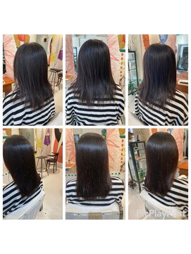 ハロー  三軒茶屋(hair Hello) ミディアムストレート