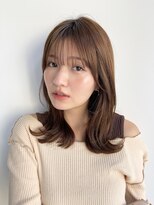 シーバイデコ(See by DECO)&nbsp;こなれミディ☆イメチェンくびれレイヤー 小顔 ショコラブラウン