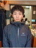 スパイキーショート ピンパーマ メンズショート 薬院今泉