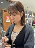 ［rena］結べる切りっぱなしミディアム