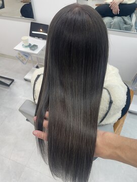 グラム 岡崎北店(gram) 艶髪縮毛矯正/髪質改善/オリーブグレージュ