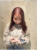 髪質改善くすみピンクカラー♪