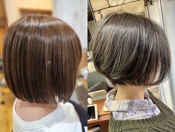 ルチア(Lucia)の写真/髪/頭皮に優しい白髪染めと特許成分トステアを使った髪質改善で、エイジング毛もハリコシある褒められ髪へ*
