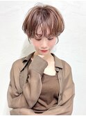 緩めパーマ ショートパーマ 丸みショート ワンカールパーマ