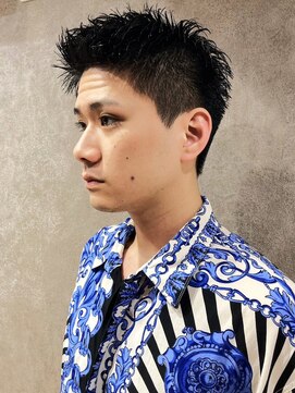 リアイス(Re:ICE) ビジネスブルーブラック刈り上げショート