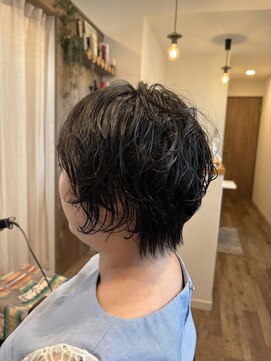 エニシ(Enishi) ゆるふわショートボブパーマ