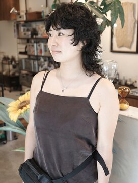 ウィム(wim) 『ウルフパーマ』ウルフレイヤー/大人パーマ/癖毛風パーマ