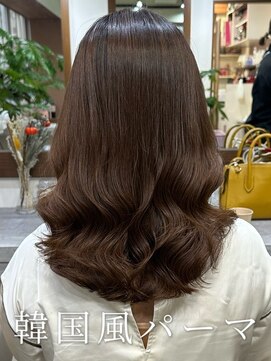 アミー 銀座(Ammy) コテ巻き風パーマ／韓国風パーマ/デジタルパーマ/レイヤーカット
