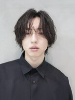 バイフィフス 原宿/表参道(by fifth)&nbsp;原宿シャドウパーマ大人ビジネスメンズカットセンターパート30代