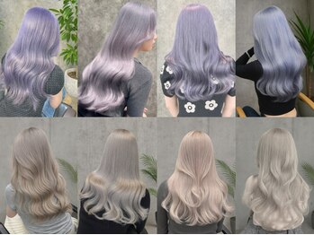 エミス(EMIITH)の写真/バレイヤージュなどのデザインカラーは《EMIITH》にお任せ！難しいホワイトカラーも理想の仕上がりへ。