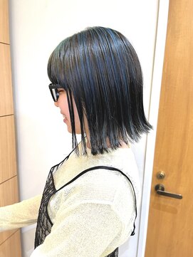 モリオ フロム ロンドン 成増店 【morio成増/宇佐美】こなれ切りっぱなしボブスタイル