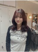 【金丸 紗羽佳】チェリーレッド