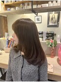 ハイライト/ダークアッシュ似合わせカットミディアムレイヤーe31