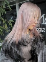 イエナ 渋谷(IENA)&nbsp;ローズベージュハッシュカット大人ガーリースタイルケアブリーチ