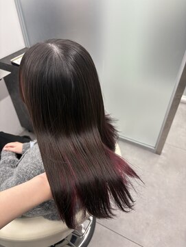 ジエクト アイロ(The Ect ilo) インナーカラー ラベンダーピンク ワンブリーチ