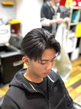 バーバーブロス(BAR BER bro's) 浦安/メンズカット/ニュアンスパーマ/刈り上げセンターパート