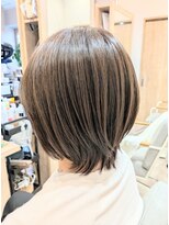 ヘアサロン アンフェール(Hair Salon Amfaire) 小林/ひし形ショート/アイスベージュ