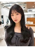 韓国風ロングレイヤー
