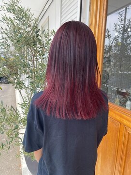 ヘアーサロン ヴィアルス 松原店(hair salon VIARS) チェリーレッド