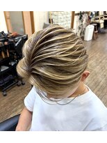 ヘアーズ ベリー 玉造店(hairs BERRY) 外国人風バレイヤージュ