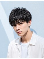 ユニット 蕨西口店(UNIT) メンズカット/爽やかニュアンスパーマ/センターパート/蕨駅