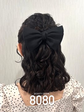 はればれ 横浜東口店(8080) ねじりハーフアップ