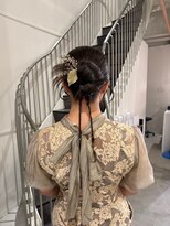 アトレ 福岡大名店(attrait)&nbsp;ツヤ感溢れるブラウンロング × 大人っぽい柔らかさ