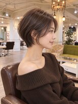ラファンジュ ヘアー(Rohange hair)&nbsp;ミントブラウン/バタフライカット/流しバング