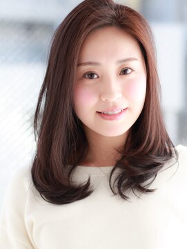 レガーミ(Legami) 透明感シナモンベージュ小顔ロブNO.2　江口藍子 【Legami熊本】