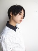 〔people〕クールな暗髪ショートヘア
